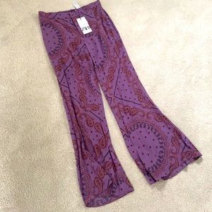 Zara Paisley pants